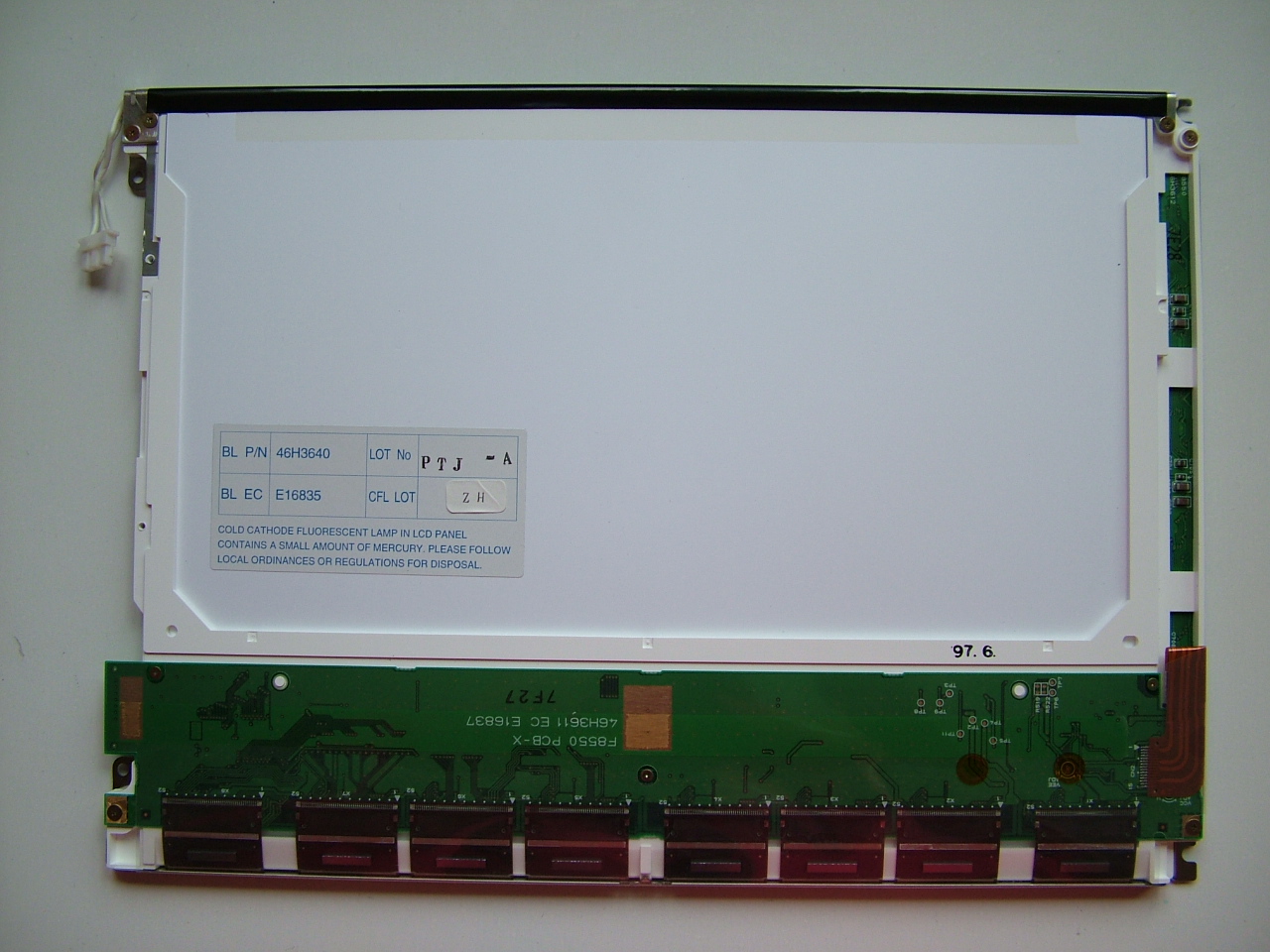 46H3580, 46H3640, IBM, ThinkPad 560, 12.1" COLOR LCD, Resolution