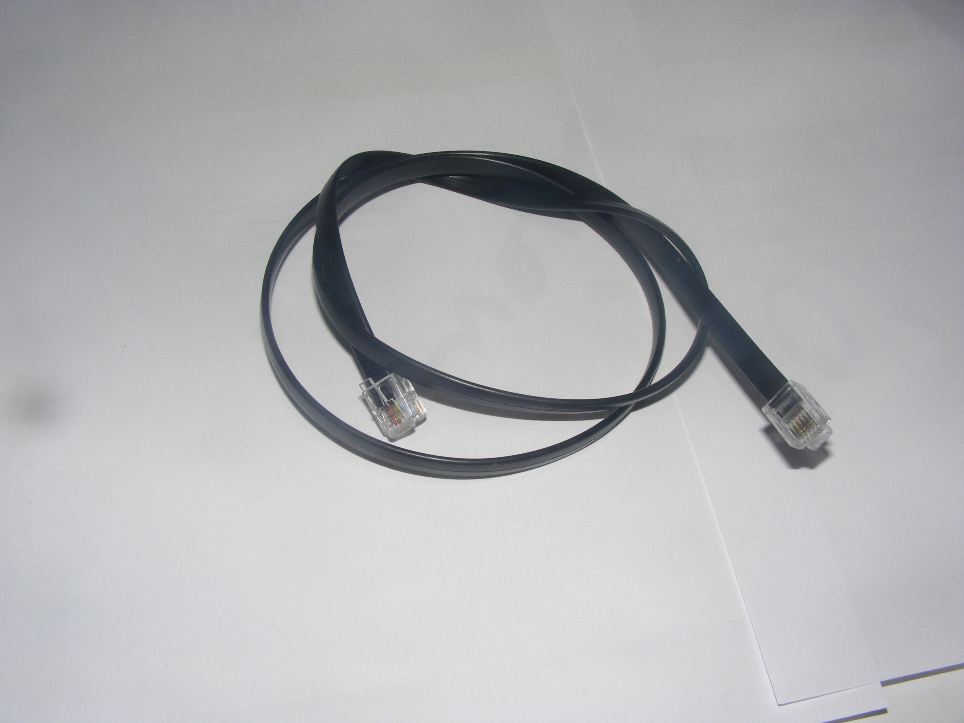 5m RJ11 rj12 6P6C Modular Cable Cord for POS Cash Drawer Kick Ca