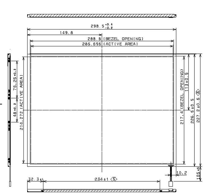 ITXG77H, 14.1 XGA Color TFT/LCD, 14.1 Color TFT/LCD Module 'ITXG