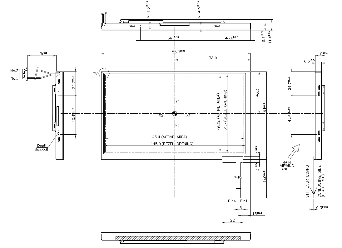 LB065WQ3-TD02, LG.Philips LCD, 6.5� W (400 X Title RGB X 240 ) T