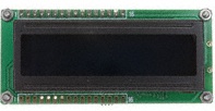 LK162-12-R, LCD ALPHA/NUM DISPL 16X2 BK/RED,