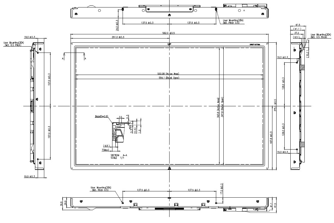 LM260WU1-SLB2, LG.Philips LCD, 26� WUXGA TFT LCD,