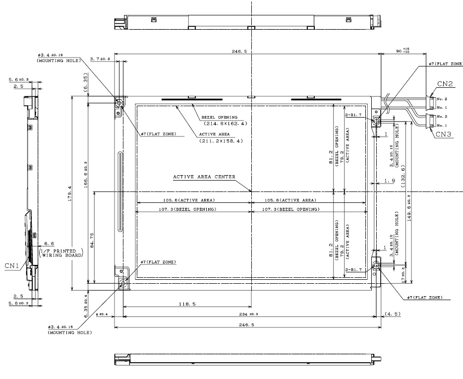 LQ104S1LG61, SHARP, Display size 26 (10.4") Diagonal cm