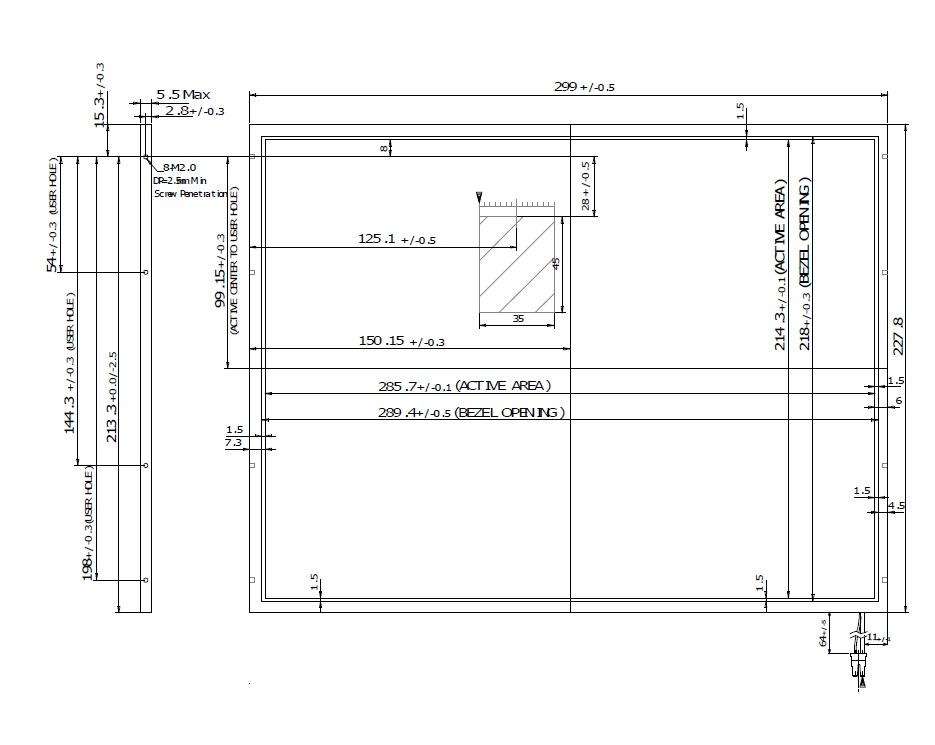 LTD141LA2S, Toshiba Matsushita, 14.1�XGA(1024x768 pixels) displa