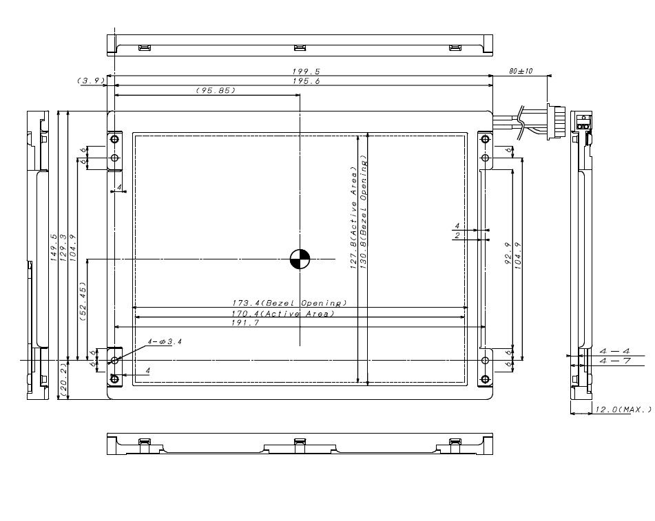 LTM08C351, Toshiba Matsushita, p-Si TFT, 8.4� SVGA color display