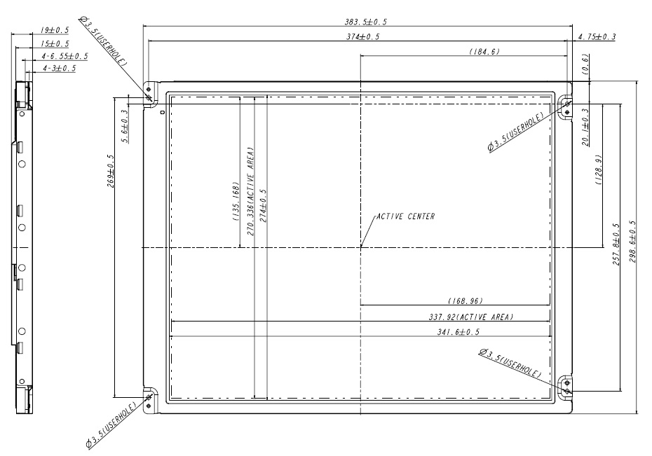 LTM170EI-A01, Samsung, 17.0" TFT LCD, Pixels 1280x1024,