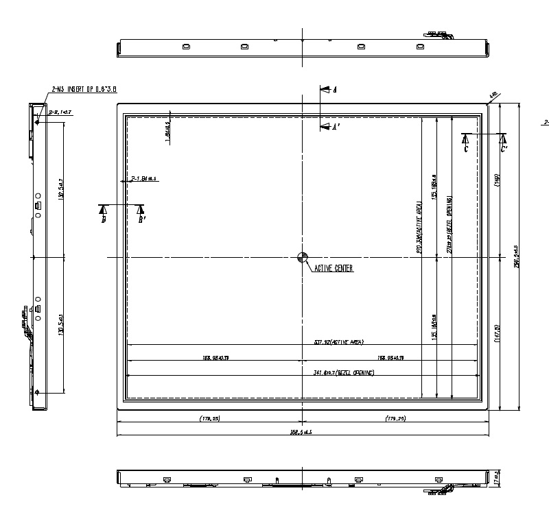 LTM170EU-L21, SAMSUNG 17.0" TFT-LCD, colour active matrix TFT (T