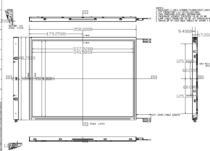 17.0ï¿½ SXGA Color TFT-LCD Module M170EN07