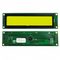 NHD-0116GZ-FL-YBW, LCD DISPLAY MODULE CHAR 1X16 Y/G TRANSFL,