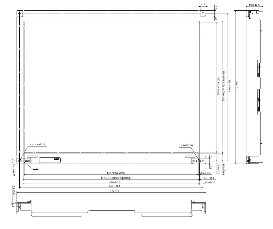 NL160120AC27-01A, NEC, 54 cm (21.3 inches), 1600 1200 pixels, Fu