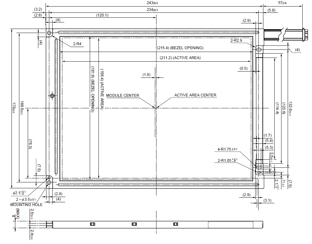 NL6448AC33-13, NEC, 26 cm (10.4 type), 640 � 480 pixels, 262144